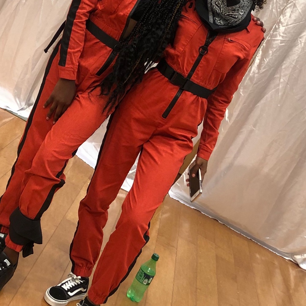 Orange Jumpsuit- Fashion Nova - Picture 4 of 4